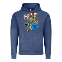 Vintage Denim group pic x men Vintage Hoodie - PixelWave