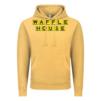 Vintage Mustard waffle hause Vintage Hoodie - PixelWave