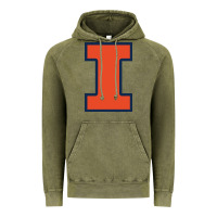 Vintage Olive illinois fighting illini Vintage Hoodie - PixelWave
