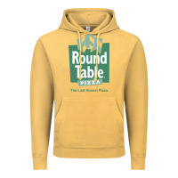 Vintage Mustard round table pizza Vintage Hoodie - PixelWave