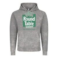 Cloud Rock round table pizza Vintage Hoodie - PixelWave