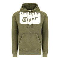 Vintage Olive onitsuka tiger Vintage Hoodie - PixelWave