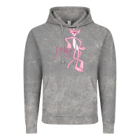 Cloud Rock pink panther Vintage Hoodie - PixelWave