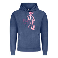 Vintage Denim pink panther Vintage Hoodie - PixelWave
