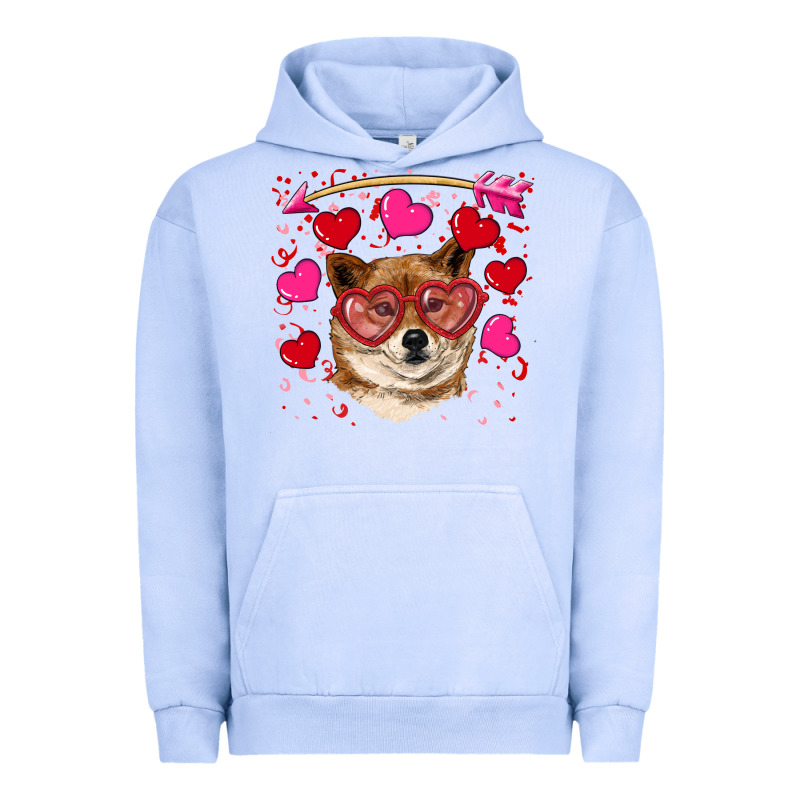 Valentine's Shiba Inu Urban Hoodie by RanaPortraitStore | Teevron
