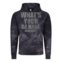 Cloud Black what's your damage, heather   heathers Vintage Hoodie - PixelWave