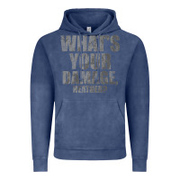 Vintage Denim what's your damage, heather   heathers Vintage Hoodie - PixelWave