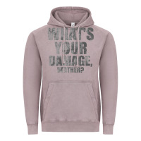Vintage Zinc what's your damage, heather   heathers Vintage Hoodie - PixelWave