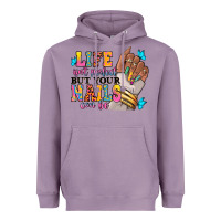 Lavender Life isn't perfect but your nails can be Heavyweight Hoodie - RanaPortraitStore