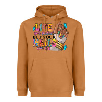 Meerkat Life isn't perfect but your nails can be Heavyweight Hoodie - RanaPortraitStore