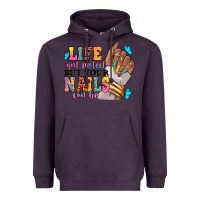 Plum Life isn't perfect but your nails can be Heavyweight Hoodie - RanaPortraitStore