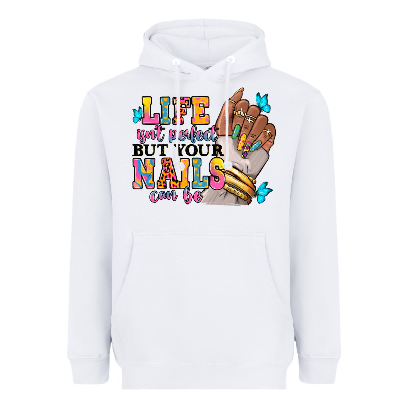 Life Isn't Perfect But Your Nails Can Be Heavyweight Hoodie by RanaPortraitStore | Teevron
