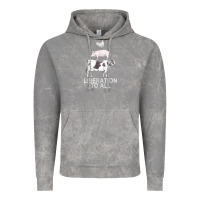 Cloud Rock liberation to all vegan vegetarian food animal love Vintage Hoodie - PixelWave