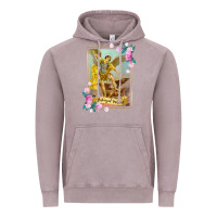 Vintage Zinc St Michael the Archangel - Protector Catholic Church Angel Vintage Hoodie - PixelWave