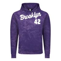Cloud Purple brooklyn 42 Vintage Hoodie - PixelWave