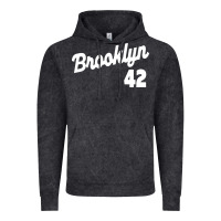 Vintage Black brooklyn 42 Vintage Hoodie - PixelWave