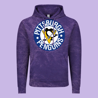 Penguins Player Sky Vintage Hoodie Designed By Craftify