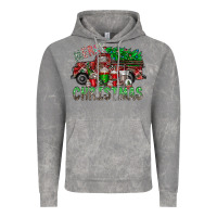 Cloud Rock merry christmas  truck Vintage Hoodie - CowhideDigitalArt