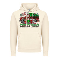 Vintage Artic merry christmas  truck Vintage Hoodie - CowhideDigitalArt