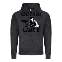 Vintage Black get out of my yard lame o the burbs quote the burbs Vintage Hoodie - Craftify
