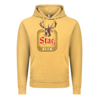 Vintage Mustard Vintage Stag Beer, distressed Vintage Hoodie - Craftify