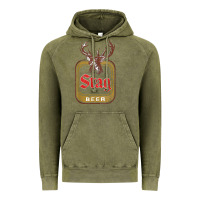 Vintage Olive Vintage Stag Beer, distressed Vintage Hoodie - Craftify