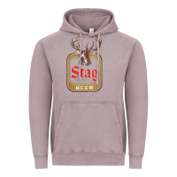 Vintage Zinc Vintage Stag Beer, distressed Vintage Hoodie - Craftify