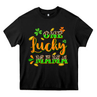 Black One lucky Mama St. Patrick's Day Heavy Core Tee - CowGirlArtShop