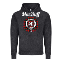 Vintage Black MacDuff Clan Scottish Name Coat Of Arms Tartan Vintage Hoodie - Craftify