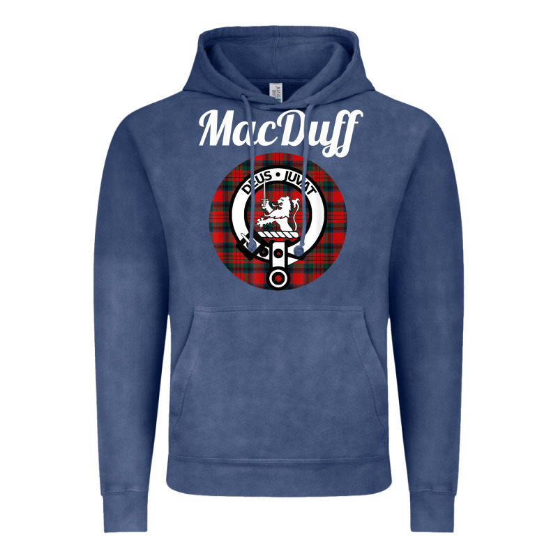 Macduff Clan Scottish Name Coat Of Arms Tartan Vintage Hoodie by Craftify | Teevron