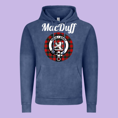 Macduff Clan Scottish Name Coat Of Arms Tartan Vintage Hoodie Designed By Craftify