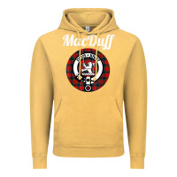 Vintage Mustard MacDuff Clan Scottish Name Coat Of Arms Tartan Vintage Hoodie - Craftify