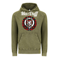 Vintage Olive MacDuff Clan Scottish Name Coat Of Arms Tartan Vintage Hoodie - Craftify