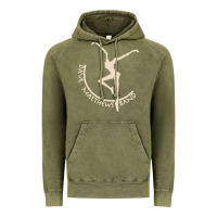 Vintage Olive dancing pose Vintage Hoodie - Craftify