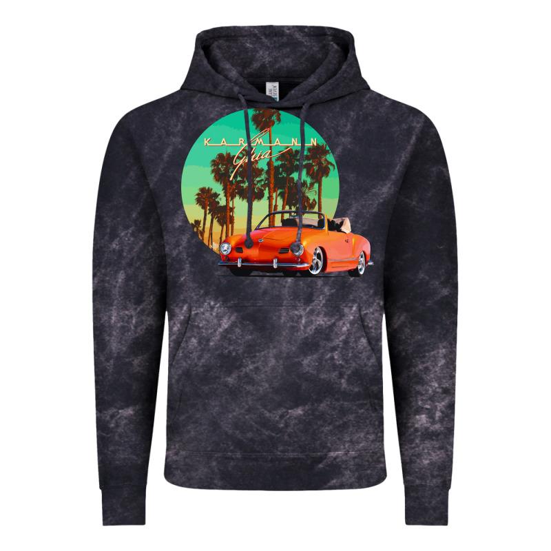 Karmann Ghia Sunset Palm Love Quote Vintage Hoodie by Craftify | Teevron