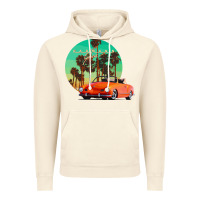 Vintage Artic karmann ghia sunset palm love quote Vintage Hoodie - Craftify