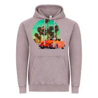 Vintage Zinc karmann ghia sunset palm love quote Vintage Hoodie - Craftify