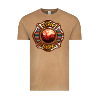 Western Firefighter Symbol Vintage Tee | Teevron
