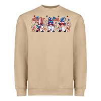 Mushroom 4th of july gnomes libbey glass Heavyweight Sweatshirt - RanaPortraitStore