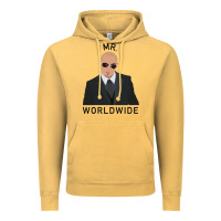 Vintage Mustard Pitbull Mr Worldwide Classic Vintage Hoodie - Craftify
