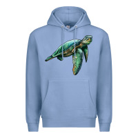 Colony Blue sea turtle Premium Hoodie - Artiststas