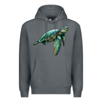 Rock sea turtle Premium Hoodie - Artiststas