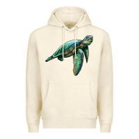 Sandshell sea turtle Premium Hoodie - Artiststas