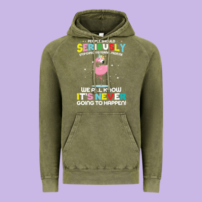 People Should Seriously Stop Expecting Normal From Me Vintage Hoodie Designed By Craftify