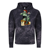 Cloud Black Zombie Pin Up Girl Halloween Vintage Hoodie - Craftify
