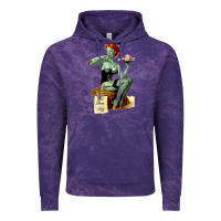 Cloud Purple Zombie Pin Up Girl Halloween Vintage Hoodie - Craftify