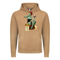Zombie Pin Up Girl Halloween Vintage Hoodie | Teevron
