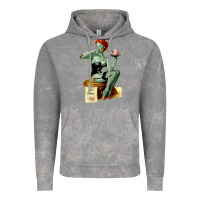 Cloud Rock Zombie Pin Up Girl Halloween Vintage Hoodie - Craftify
