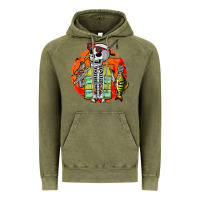 Vintage Olive skeleton fishing lover moon halloween costume fish Vintage Hoodie - Craftify
