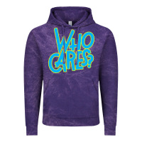 Cloud Purple who cares Vintage Hoodie - Craftify